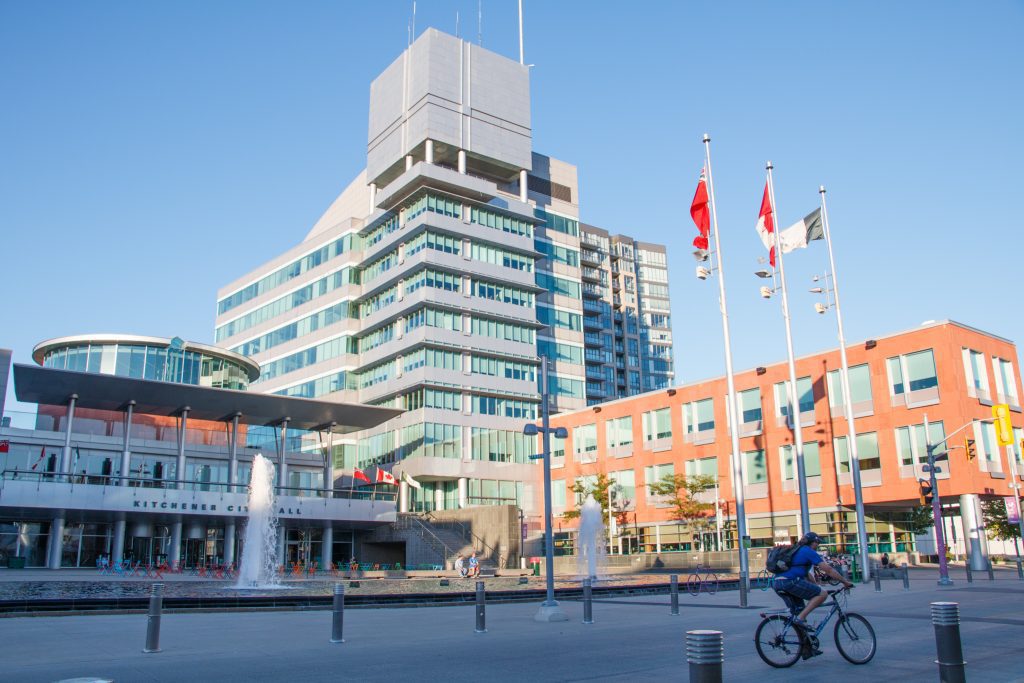 Kitchener City Hall in Waterloo Region