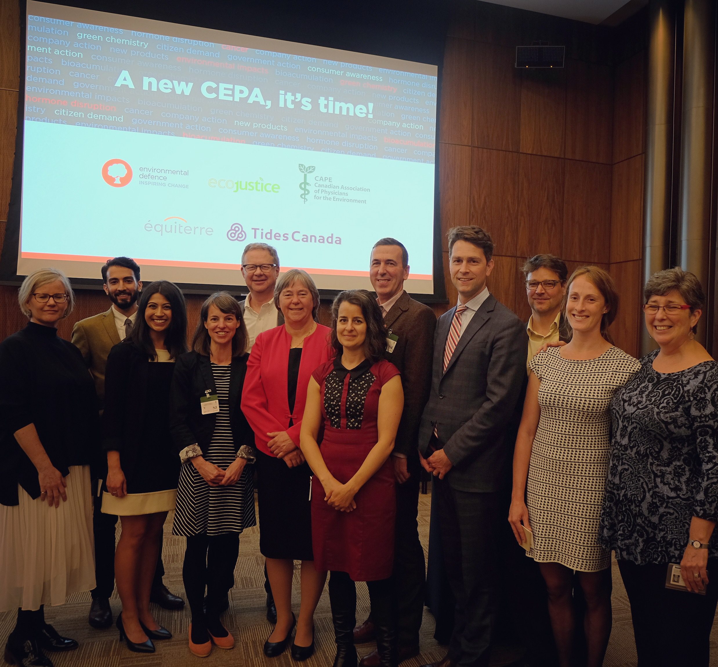 Coalition for Action on Toxics at CEPA event on Parliament Hill