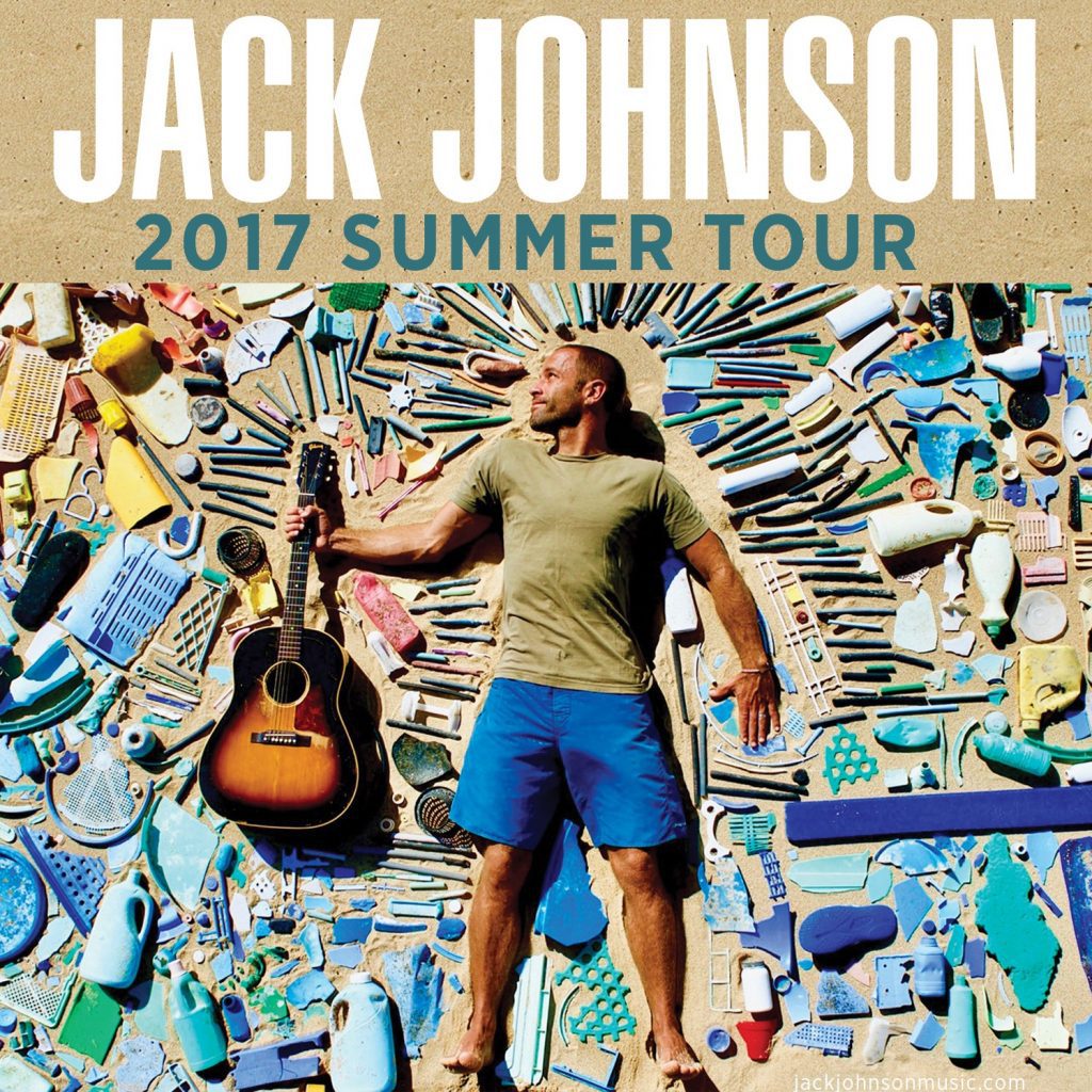 Jack Johnson summer tour poster