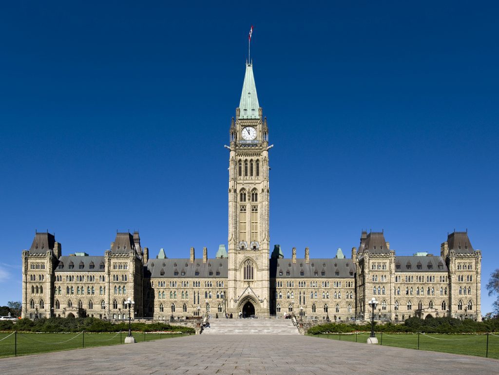 Centre block parliament hill Canada