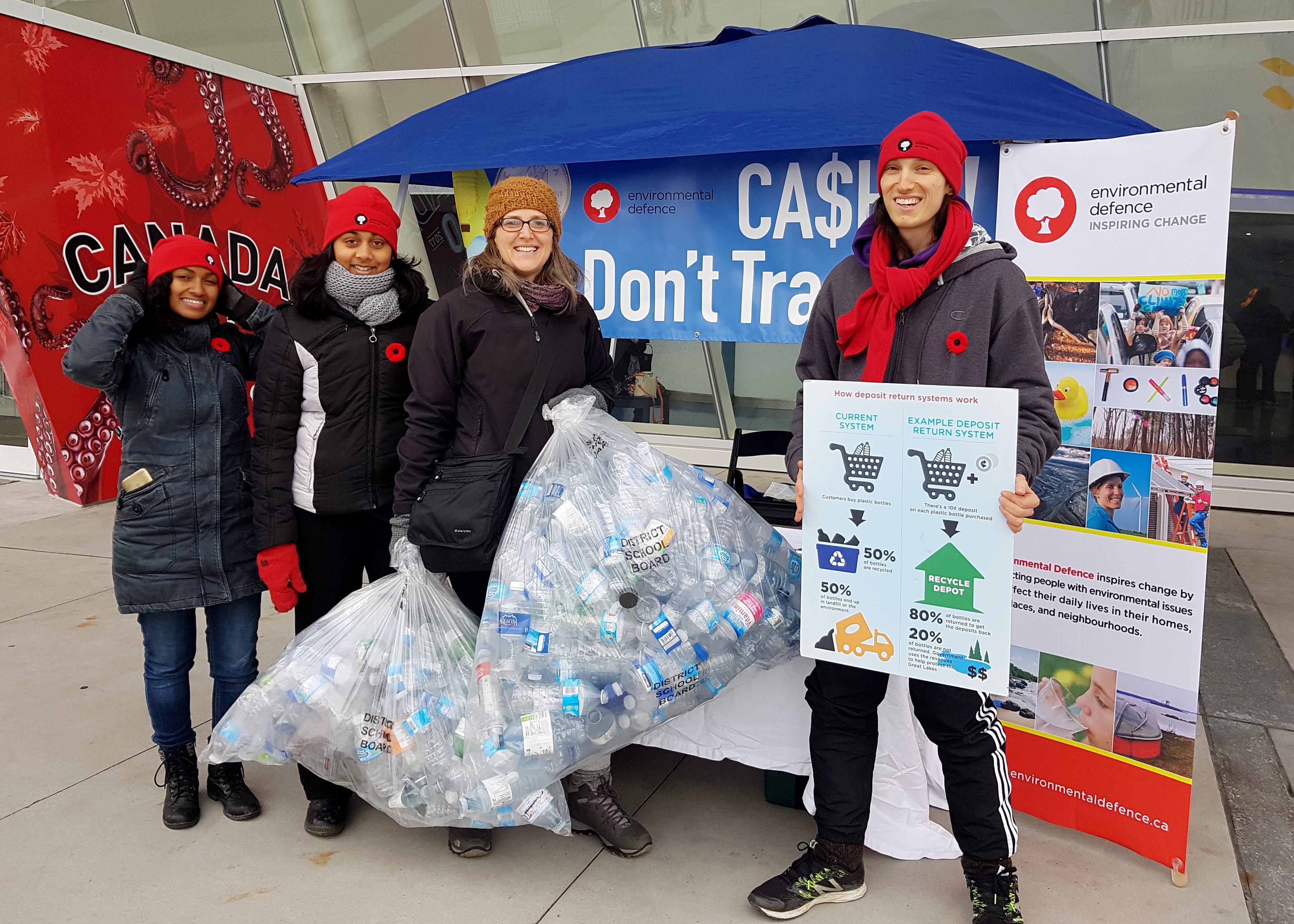 Plastic bottle collection events give Toronto residents a chance