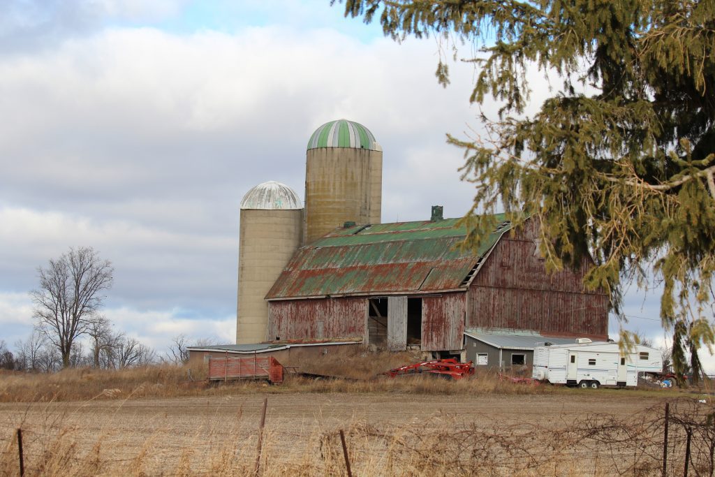 An old barn in Brant County