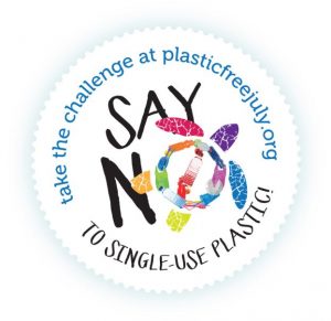 logo of plastic free july
