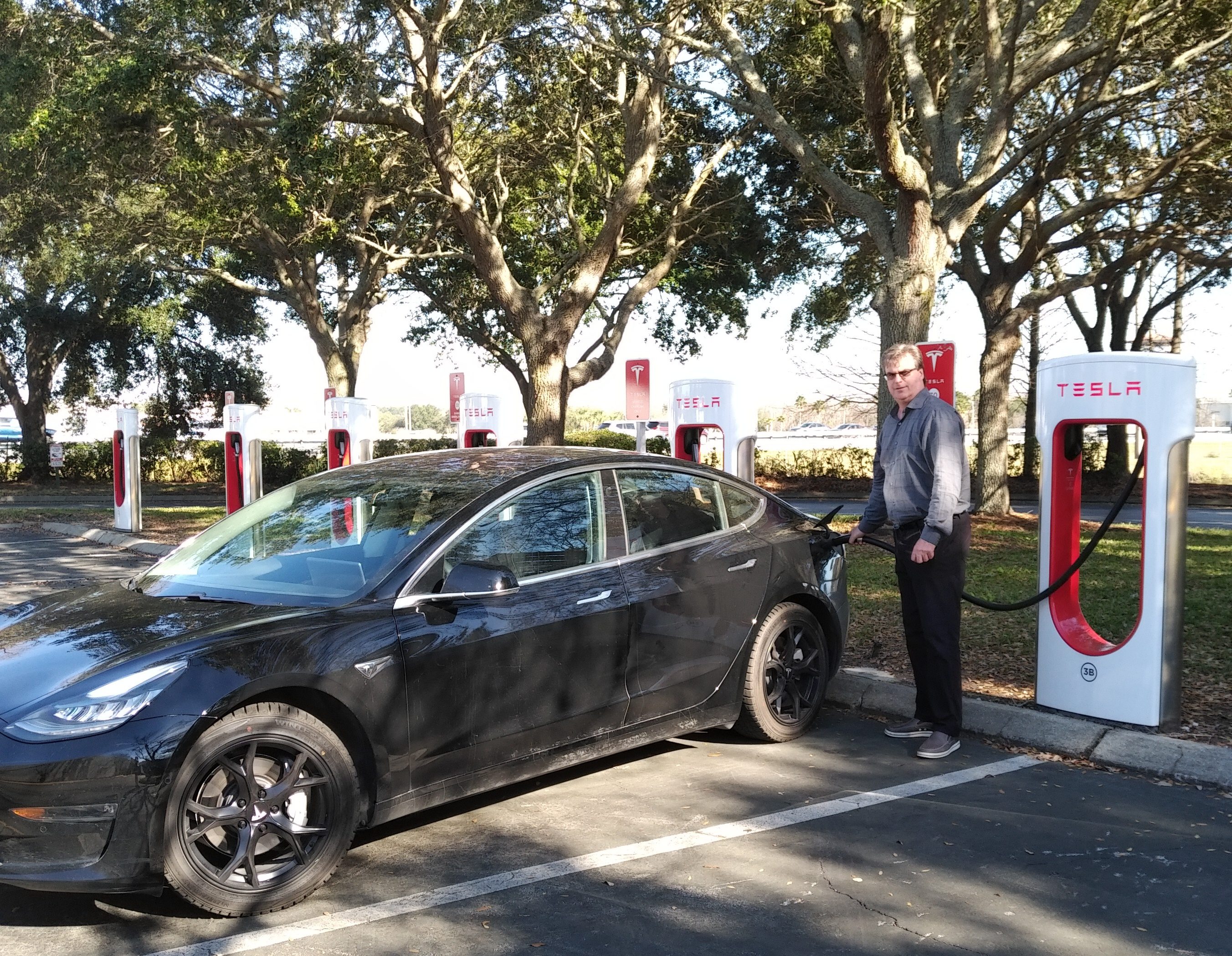 tesla electric vehicle charging