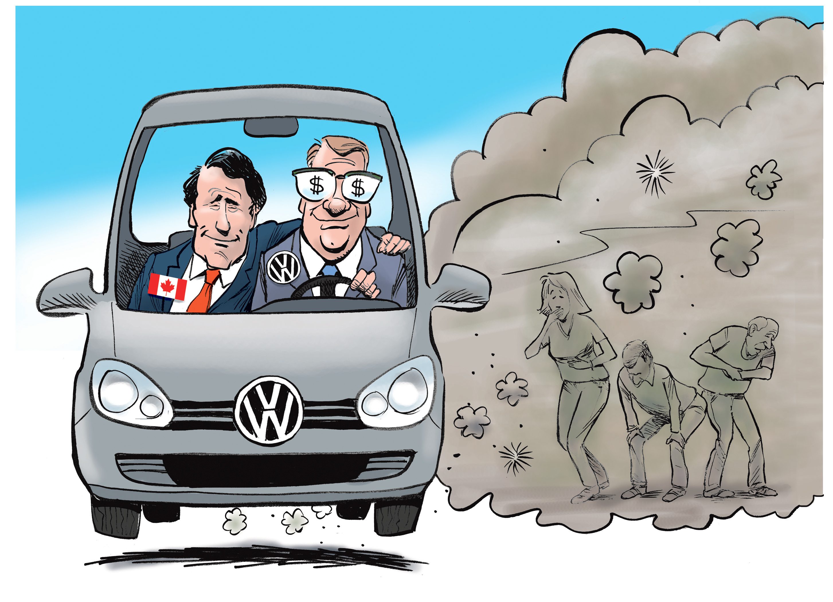 Volkswagen cartoon canada