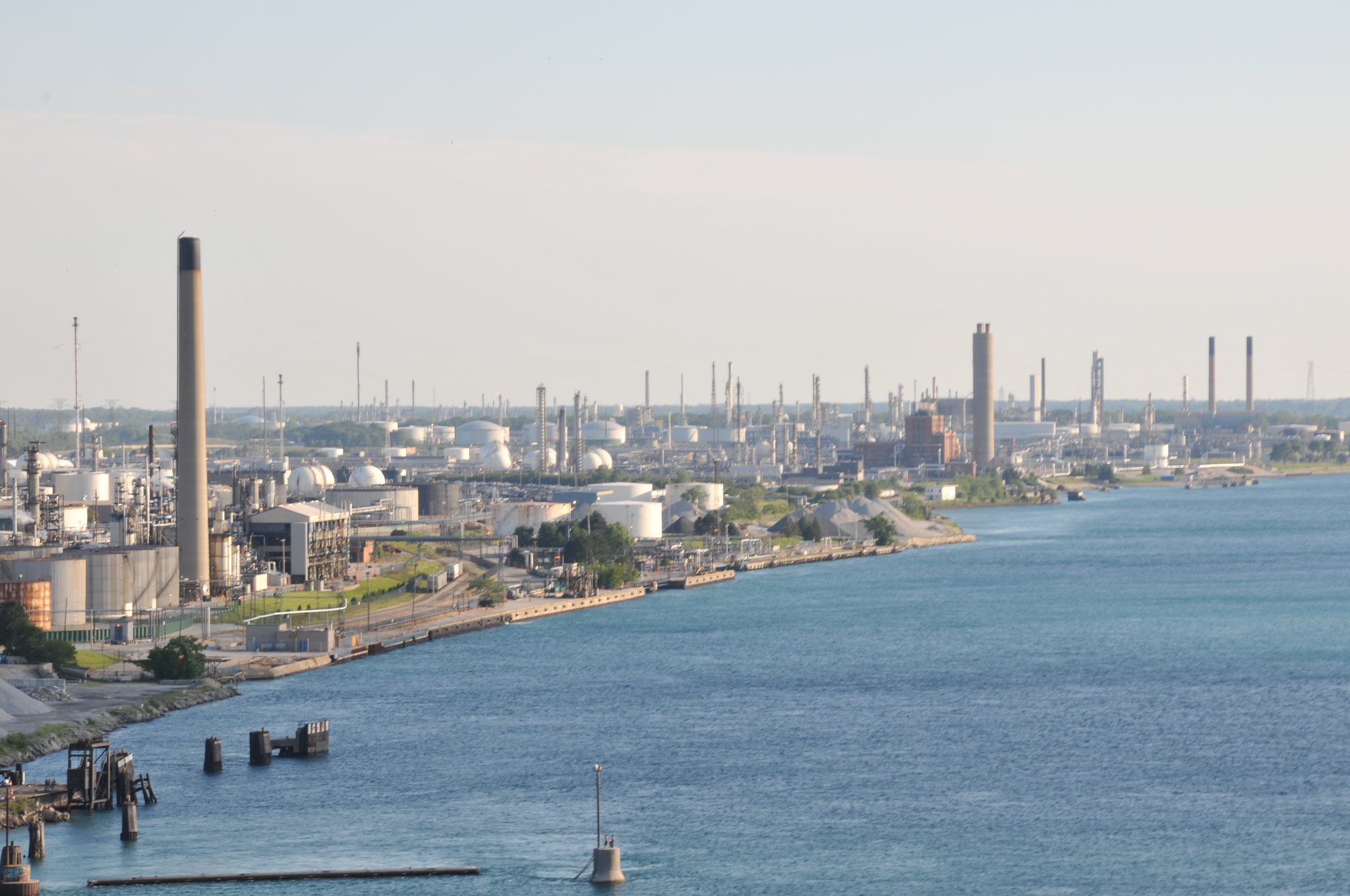 In 2004, a massive spill by Imperial Oil in Sarnia leaked 250,000 litres of volatile chemicals into the St.Clair River.