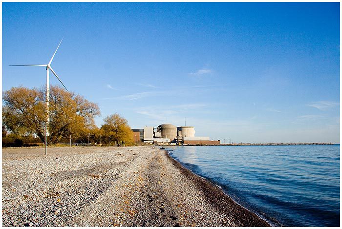 Wind Turbine and Pickering Nuclear Station