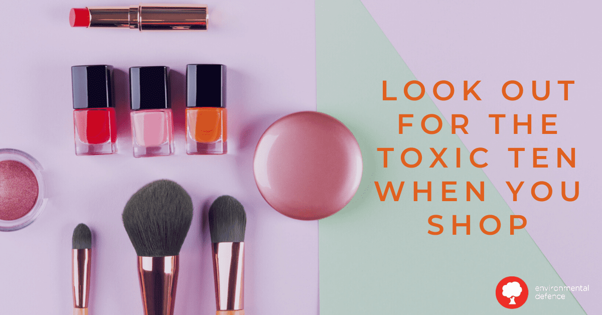 Toxic beauty shop products