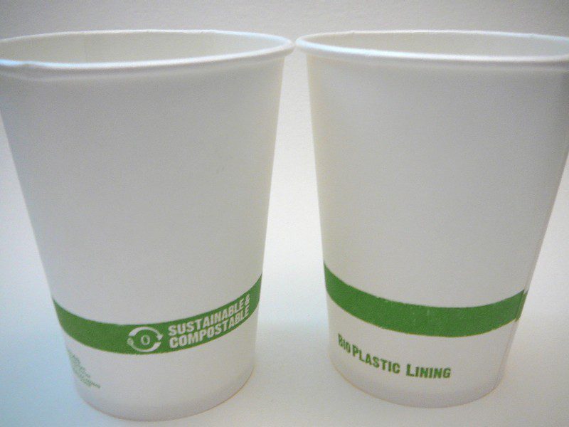 compostable plastic cups