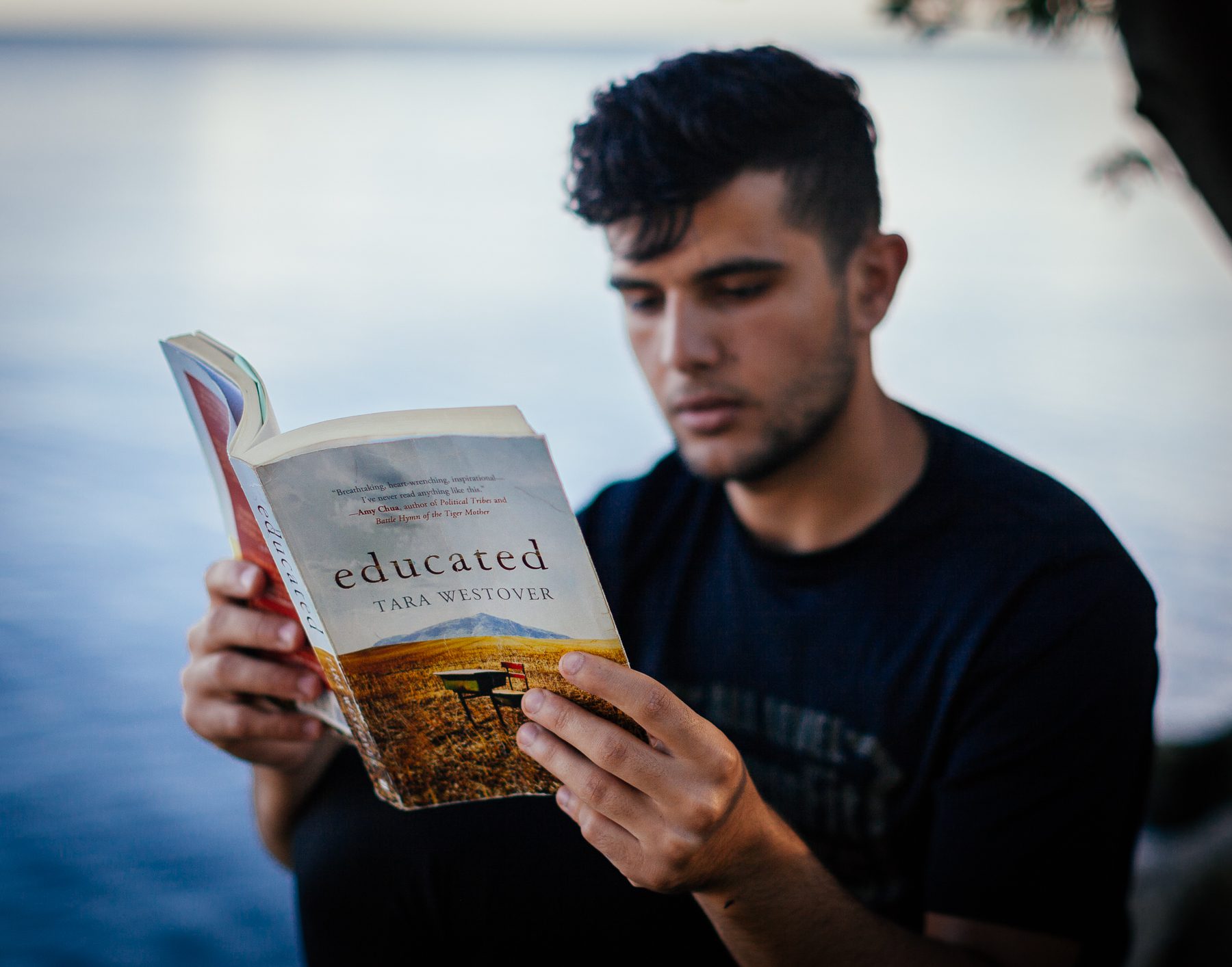The memoir Educated by Tara Westover is Mohamad's favourite book. In it, Westover recounts overcoming her isolated Mormon upbringing in Idaho's mountains, starting college at 17 (her first formal education), and eventually completing a PhD in history at Cambridge University. "It motivates me because I feel like I can relate. I missed school until I was 15. I came here, started high school, and now I'm hoping to go to university. If she can do it, I can do it too." 