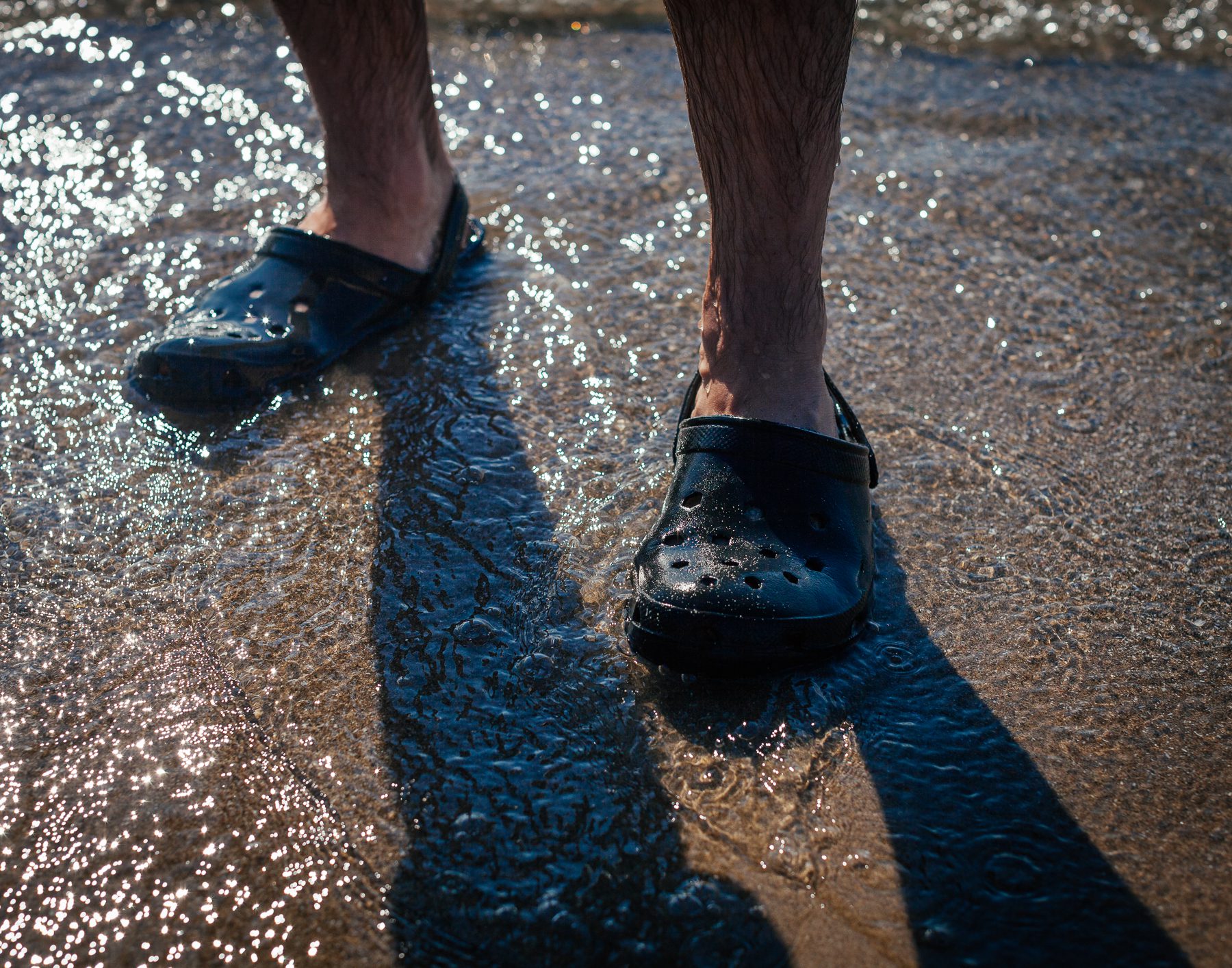 Todd always wears shoes in the water. He has learned his lesson from multiple cuts from sharp rocks and zebra mussels. “I have responded many times to calls for lacerations that people got not realizing how sharp zebra mussels can be.”