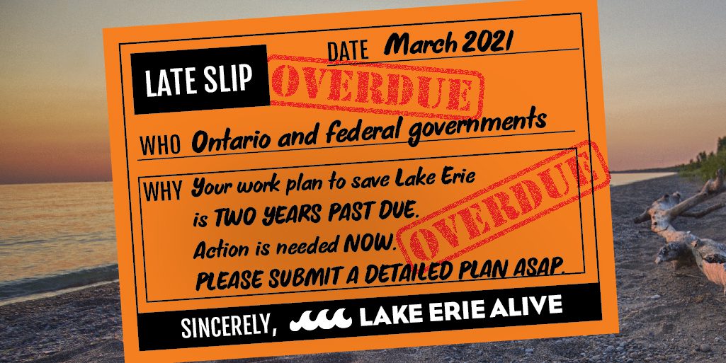 Canada Ontario Lake Erie Action Plan Late Slip