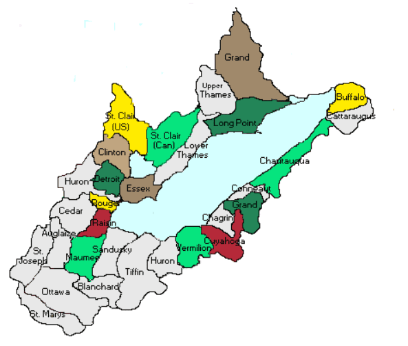 Lake Erie Basin and Watersheds