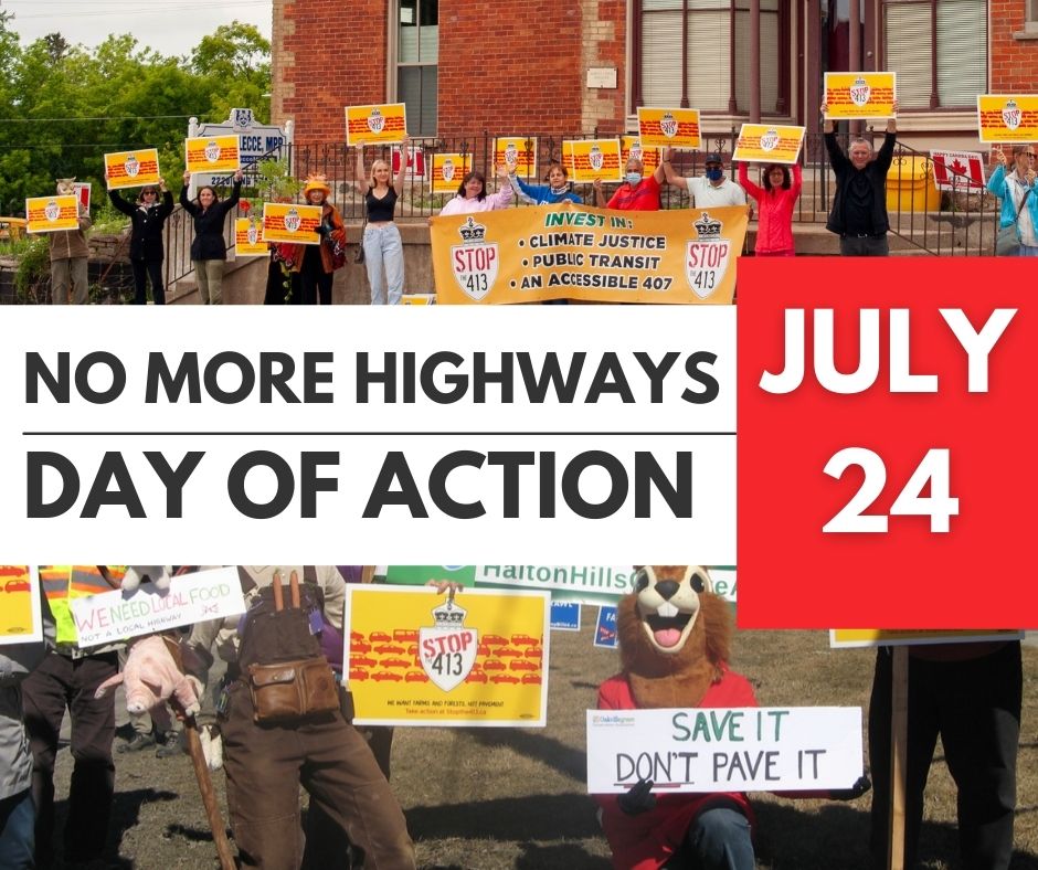 Facebook DAY OF ACTION STOP HIGHWAY 413
