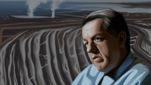 Illustration of Brad Corson