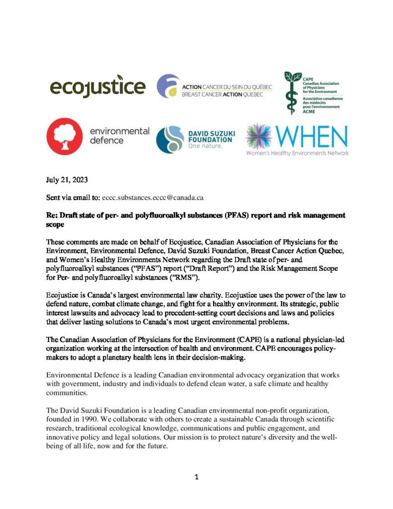 Consultation on Targeted Review of the Pesticide Control Products Act