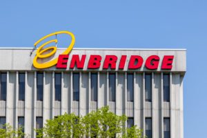 Exterior of the Enbridge Gas headquarters building in Toronto