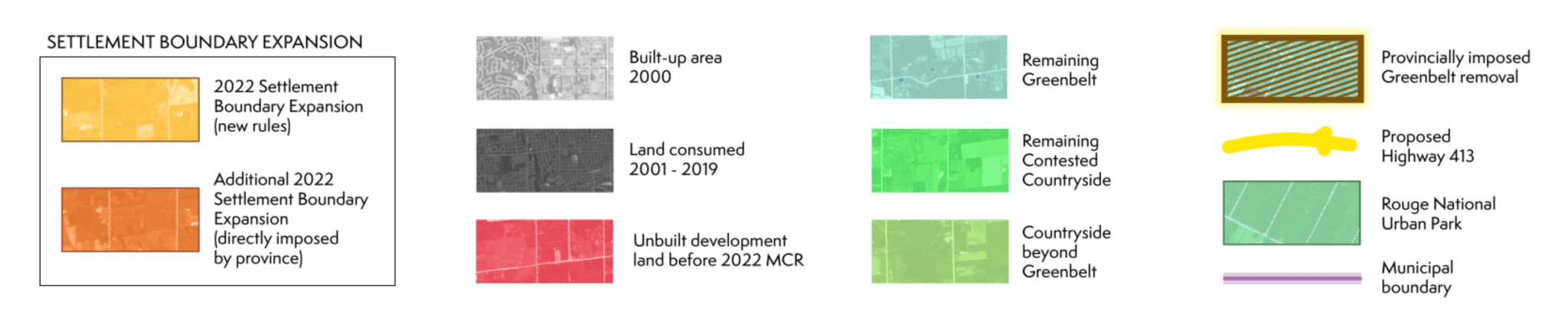 Big Sprawl Map Legend