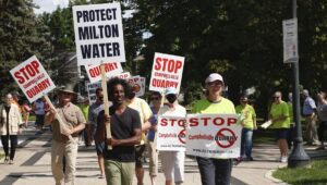 Campbellville and Milton citizens protest a quarry