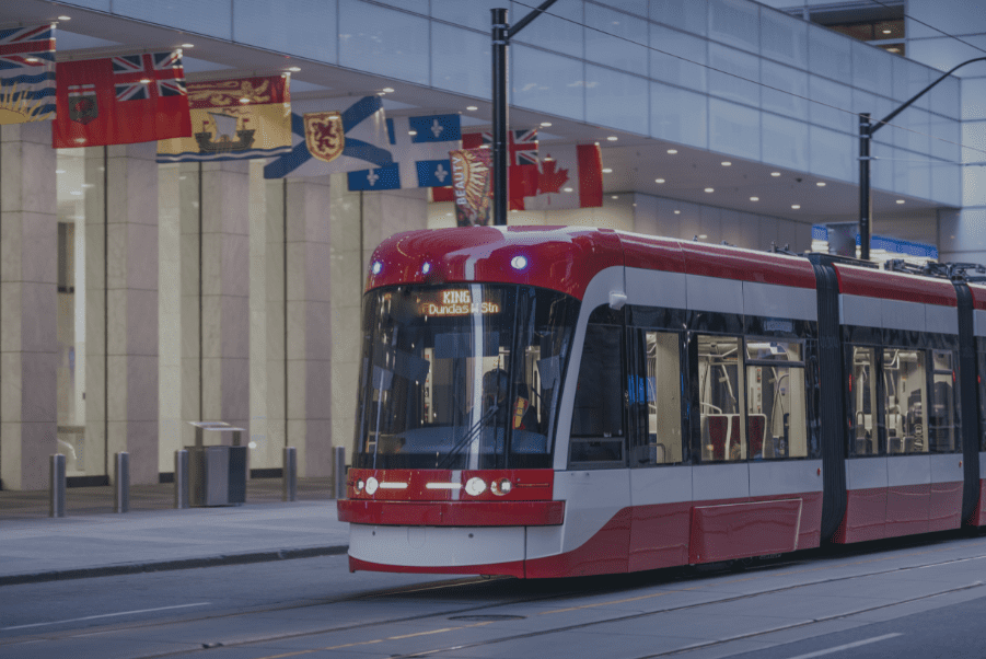 Streetcar in Toronto